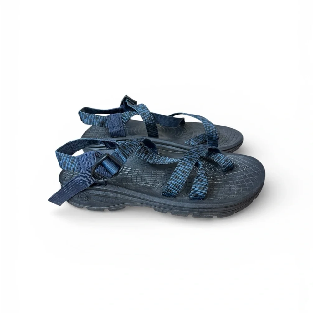 Chaco Men Sandals Size 11 Blue Black Outdoor